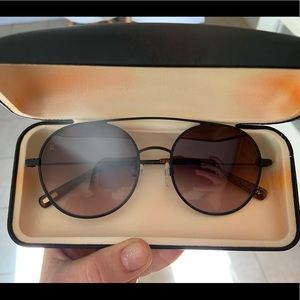 RAEN optics rounded aviator sunglasses - black